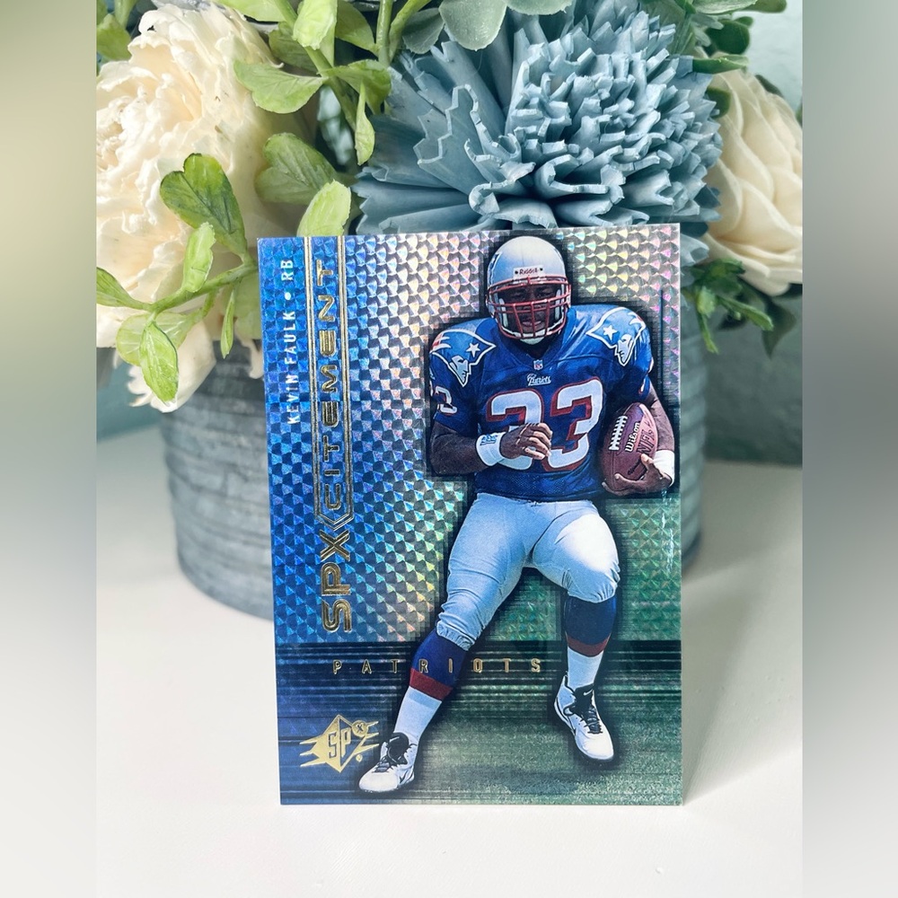 Vintage Kevin Faulk Patriots Football Trading Card 1999
